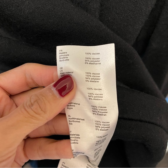 ❌SOLD❌ Maje - Dream Tomorrow Sweat in Black. Gently worn. Size Small - Picture 6 of 6